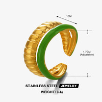 Mode Eropa dan Amerika, Desain Niche Trendi, Cincin Tetesan Minyak untuk Wanita, Cincin Gaya Hip-hop Niche, Grosir Pabrik
