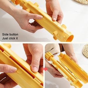 Kit completo de 2 piezas para hacer <span class=keywords><strong>sushi</strong></span> Máquina de <span class=keywords><strong>sushi</strong></span> amarilla de plástico fácil para el hogar Camping Picnic y fiesta para principiantes - Product Image 2