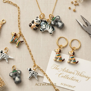 เสน่ห์ของสัตว์ที่สร้างสรรค์โดยช่างฝีมือ |   จี้เคลือบทอง 18K PVD บนสแตนเลสสตีล พร้อมเคลือบสีด้วยมือ |   กันน้ำและป้องกันการเกิดคราบ - Product Image 4