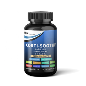 Cápsulas de Glicinato de Magnesio, Ashwagandha y L-Teanina, MOQ Bajo, Producción Rápida y Plazo de Entrega Corto, Cumple con los Estándares Globales de Suplementos - Product Image 1