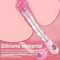 Nouveau Vibrateur 2026 à 12 Fréquences, Jouets Anaux en Silicone DIY, Perles Anales pour Femmes