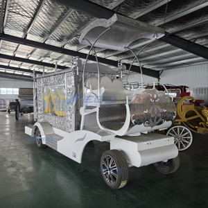 รถศพโบราณไฟฟ้าสีเงินสุดหรู ผลิตภัณฑ์ใหม่จากโรงงานจีน ขายตรง - Product Image 1