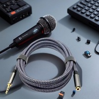 Câble audio 3.5mm mâle à mâle, universel pour haut-parleurs, ordinateurs, voiture AUX, téléphones mobiles, extension de casque, câble de haut-parleur