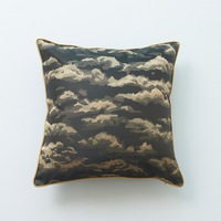 Housse de coussin jacquard de luxe décorative pour la maison personnalisée Housse de coussin moderne pour canapé
