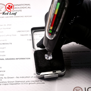 Diamant de laboratoire de qualité supérieure HPHT/CVD Redleaf en gros, 1-5 carats, couleur <span class=keywords><strong>E</strong></span>, clarté VS, taille carré<span class=keywords><strong>e</strong></span> coussin, avec rapport IGI - Product Image 5