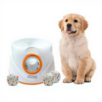 Lanceur de balles automatique compact pour chien, directement du fabricant, en ABS, logo personnalisable, lanceur de balles de tennis, jouet pour animaux de compagnie