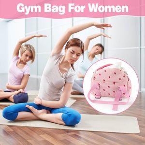 Bolsa de Gimnasio Deportiva para Mujer con Estampado de Frutas, Asa Suave, Ligera, Multifuncional, con Soporte para Colchoneta - Product Image 5