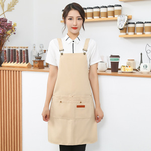 <span class=keywords><strong>Delantal</strong></span> ajustable con logotipo personalizado, uniforme de trabajo de <span class=keywords><strong>camarero</strong></span>, cintura larga, barbacoa, cocina, delantales resistentes al agua y al aceite - Product Image 3