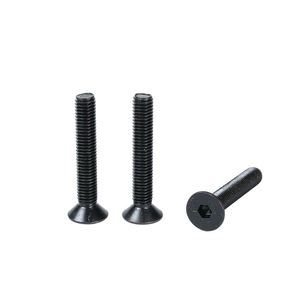 Vis à tête fraisée hexagonale en acier au carbone haute résistance de grade 10.9, oxyde noir, DIN7991 M3-M16, sur mesure - Product Image 3