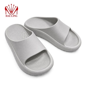 Sandales à semelle épaisse en EVA avec logo personnalisé, vente en gros, coussinets doux, antidérapantes, pantoufles décontractées à plateforme - Product Image 5