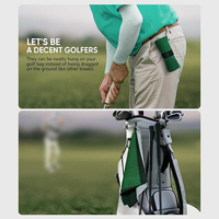 Nuevo juego de toallas de golf multifuncionales con toallas de material de microfibra Patrón de gofres de golf con clip pesado