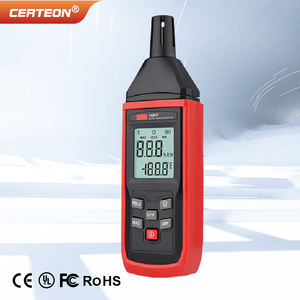 Medidor portátil digital de temperatura y humedad con sensor de punto de <span class=keywords><strong>rocío</strong></span> -10°C a 50°C para casa y laboratorio - Product Image 1