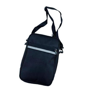 <b>Black</b> And Gray Waterproof Bicycle Rear Rack Bag With Inner Liner For Electric Bike <b>Trunk</b> Mount Polyester Material - Product Image 5