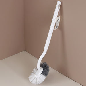 Cepillo de Limpieza para Inodoro con Cabezal de Cepillo Curvo para Limpiar Debajo del Borde del Inodoro, Equipo de Baño - Product Image 4