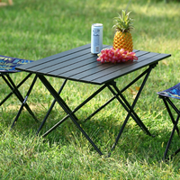 YEZHULIN Ultra Léger Portable Table Pliante pour Pique-Nique Camping Personnalisable Logo En Métal Mobilier D'extérieur Sac À Main En Plein Air