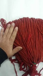 Cuentas de Piedras Preciosas de Coral Natural de Alta Calidad, Forma Redonda, Tamaño Pequeño - Product Image 6