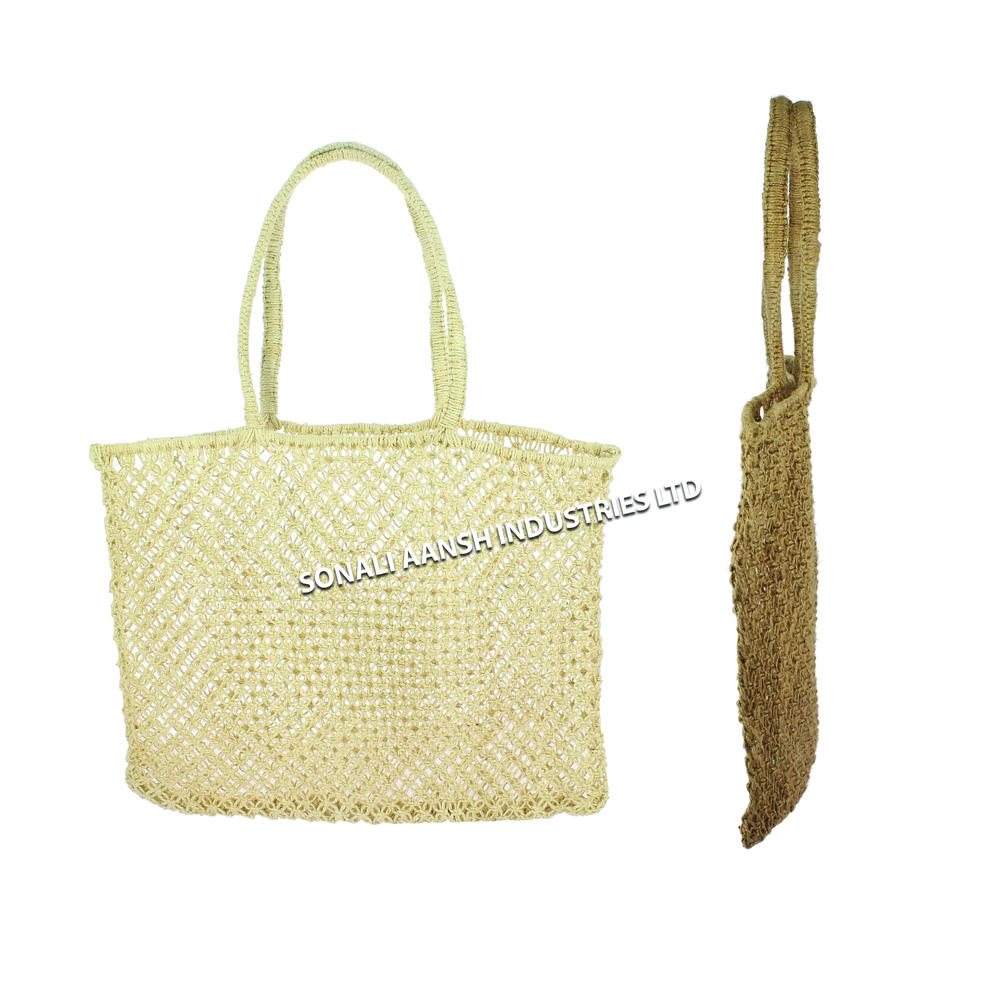 Venta caliente yute trenzado Yute natural bolso de mano bolsos de mano de las señoras disponibles a precio de fábrica para las mujeres de Bangladesh