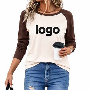 Camiseta de manga larga raglán con cuello redondo y estampado de número 13 para <span class=keywords><strong>mujer</strong></span>, top informal, transpirable, cómodo y a la moda para el día a día - Product Image 5