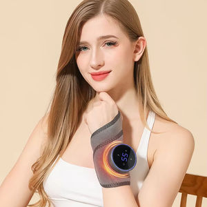 USB ricaricabile senza fili morbido riscaldamento elettrico vibrazione impulso avvolgente da <span class=keywords><strong>polso</strong></span> massaggio impacco caldo protezione da <span class=keywords><strong>polso</strong></span> riscaldata - Product Image 1