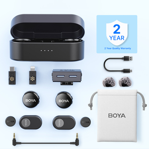 Boya boyalink 3 không dây Lavalier Microphone cho Iphone 15/16 Type-C thiết bị ai tiếng ồn hủy bỏ ve áo Mic cho quay video - Product Image 6