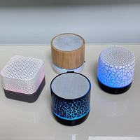 Haut-parleur portable sans fil stéréo 3W V5.0 à motif craquelé coloré, conçu en usine, avec fente pour carte et micro intégré – Prix abordable