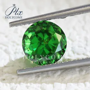 5A qualità colore verde scuro taglio rotondo Cubic Zirconia gemme colorate GEMSTON cut jewelry making cubic zirconia stone