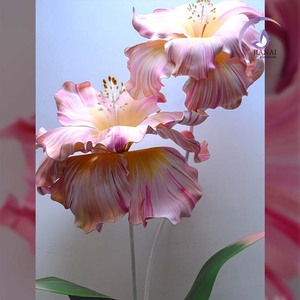 ขายดีทำด้วยมือเวลาทั้งหมดโฟม EVA Hawaiian Hibiscus <span class=keywords><strong>ดอก</strong></span>ไม้<span class=keywords><strong>ลาย</strong></span>สักพิมพ์ไม่ซ้ำใครเครื่องประดับแฟชั่นปีใหม่ - Product Image 4
