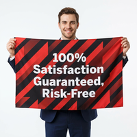 Drapeaux en polyester personnalisés, impression par sublimation HD, imperméables, durables, pour réunions de famille en extérieur, fabrication sur mesure, tailles personnalisées