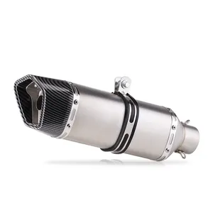 Tubo de escape <span class=keywords><strong>Universal</strong></span> <span class=keywords><strong>SC</strong></span> para motocicleta de 51MM con modificación <span class=keywords><strong>dB</strong></span> <span class=keywords><strong>Killer</strong></span> NINJA400 380 R3 mt07 tubo de escape de mm - Product Image 1