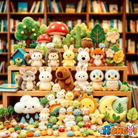 EN STOCK Vente en gros Peluches Kawaii pour machine à griffes de 3, 4, 5, 8 pouces, animaux en peluche doux, direct usine pour cadeaux de fête et événements