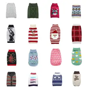 DZ30 Christmas Hot sell fashion Pet sweater Colorful winter Pet Dog knit Sweaters