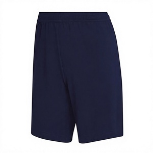 Shorts Bermuda en Polyester Bleu Marine pour Hommes, Taille Élastique, Décontractés, Respirants, Vêtements de Fitness - Product Image 1