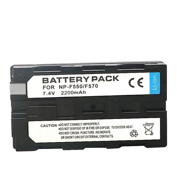 Hongdak Digital Video Camera Batteries 7.4v Li-ion Np-f970 Np-f570 Np-f550 Battery for Sony NP-F330 NP-F530 NP-F570 NP-F730 NP-F750 Hi-8