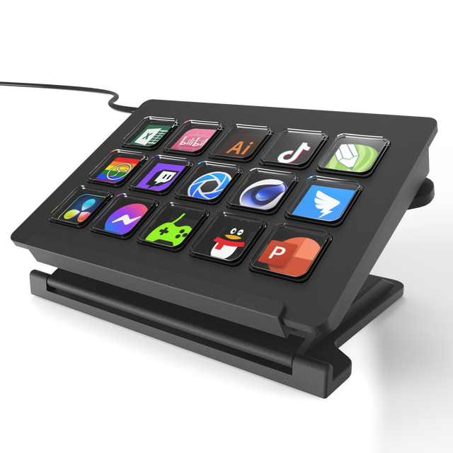 Accept OEM/ODM Orders Live Content Creation Controller with 15 Customizable LCD Keys -Stream Deck -Stream Deck