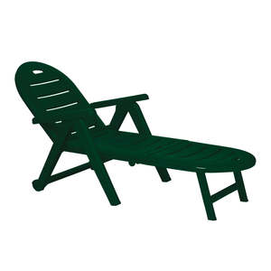 Sdraio da Esterno in Plastica con Schienale Regolabile e Design Ergonomico, Resistente ai Raggi UV e Durevole - Product Image 4