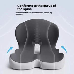 <span class=keywords><strong>Coussin</strong></span> lombaire et d'assise ergonomique orthopédique en <span class=keywords><strong>mousse</strong></span> à mémoire de forme confortable pour le soutien du bas du dos et le soulagement de la pression - Product Image 2