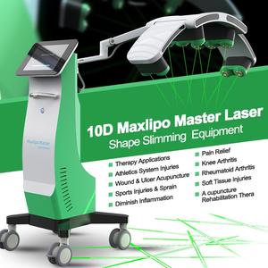Appareil de remodelage corporel sans douleur par <span class=keywords><strong>laser</strong></span> froid à lumière verte 10D pour la dissolution des graisses non invasive et la perte de poids - Product Image 4