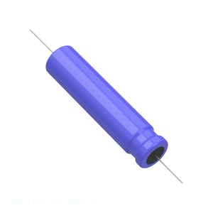 ตัวแทนจำหน่ายอย่างเป็นทางการ ตัวเก็บประจุแบบ Through Hole CAP ALUM 480UF 40V AXIAL TH 480 uF 601D487G040FP3 - Product Image 1