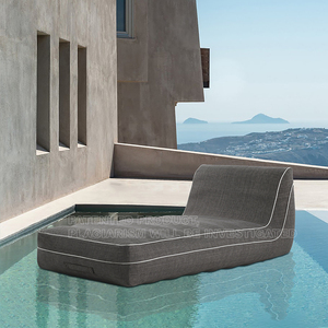 Chaise longue gonflable avec housse en tissu, canapé-lit gonflable pliable d'extérieur, chaise longue flottante, chaise longue en <span class=keywords><strong>PVC</strong></span> - Product Image 5
