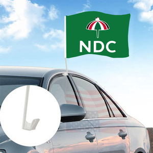 Bandera de Coche de Diseño Moderno Gahumi, Bandera de Ghana NDC de Sublimación de Alta Calidad al <span class=keywords><strong>Mejor</strong></span> Precio <span class=keywords><strong>para</strong></span> Ventana de Coche - Product Image 4