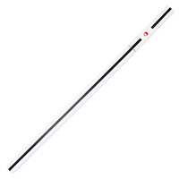 Espada de Anime Blanca Elegante de PU Segura - Accesorio de Cosplay con Detalles Negros Intrincados