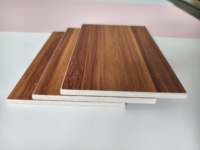Panneau en Fibro-ciment Revêtu de PVC Résistant aux Rayures à Effet Bois Moderne Imperméable pour Mur Intérieur de Bâtiment