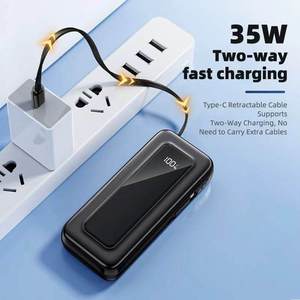 Batería Externa Portátil Personalizada <span class=keywords><strong>de</strong></span> 20000mAh con Carga Rápida PD <span class=keywords><strong>de</strong></span> 22.5W para Teléfono <span class=keywords><strong>Celular</strong></span>, Disponible <span class=keywords><strong>en</strong></span> Línea <span class=keywords><strong>en</strong></span> Estados Unidos - Product Image 2