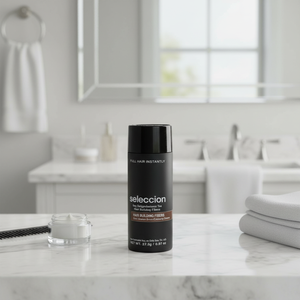 Polvo voluminizador de cabello marrón oscuro, producto de fibras de construcción de cabello - Product Image 2