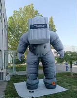 Offre Spéciale : Mascotte Spatiale Gonflable Personnalisée en PVC, Astronaute de 8m de Haut pour Événements et Fêtes, avec Souffleur d'Air Inclus