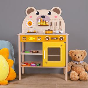 Nouveauté Jouet de <span class=keywords><strong>cuisine</strong></span> en bois pour bébé avec son et lumière Jeu de simulation éducatif Ensemble de <span class=keywords><strong>cuisine</strong></span> pour enfants - Product Image 2
