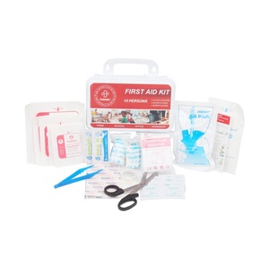 <span class=keywords><strong>Trousse</strong></span> de premiers soins d'urgence tout usage pour 10 personnes Ensemble de 57 pièces pour le travail, la maison et la voiture-Fournitures médicales et formation - Product Image 4