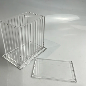 Hot Selling Sturdy Custom Clear 10 Compartments Acrylic <b>Stand</b> Graded Card Slab Holder for Trading Card <b>Display</b> - Product Image 4