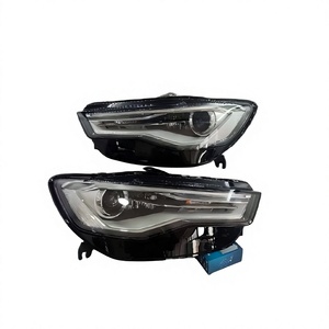 for Audi A6 Headlight Assembly C7 S6 A6L Headlight A6 Low-end Upgrade High-end Dragon <b>Ball</b> <b>LED</b> Head - Product Image 1
