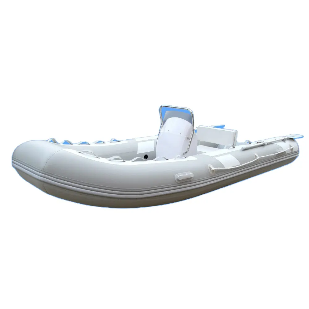 12ft personalizza Yacht Tender Hypalon PVC Tube barche fuoribordo semirigide 380 Deep V gommone rigido scafo in alluminio Rib Boat